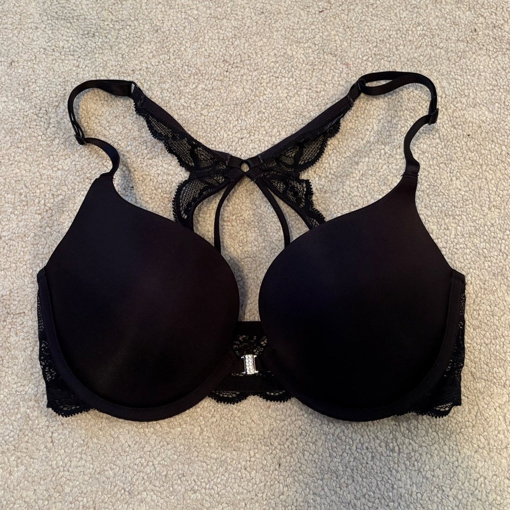 La SENZA Black Lace Push Up Bra